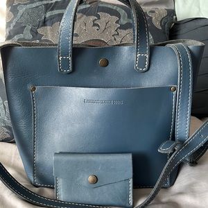 Portland Leather Goods mini crossbody tote